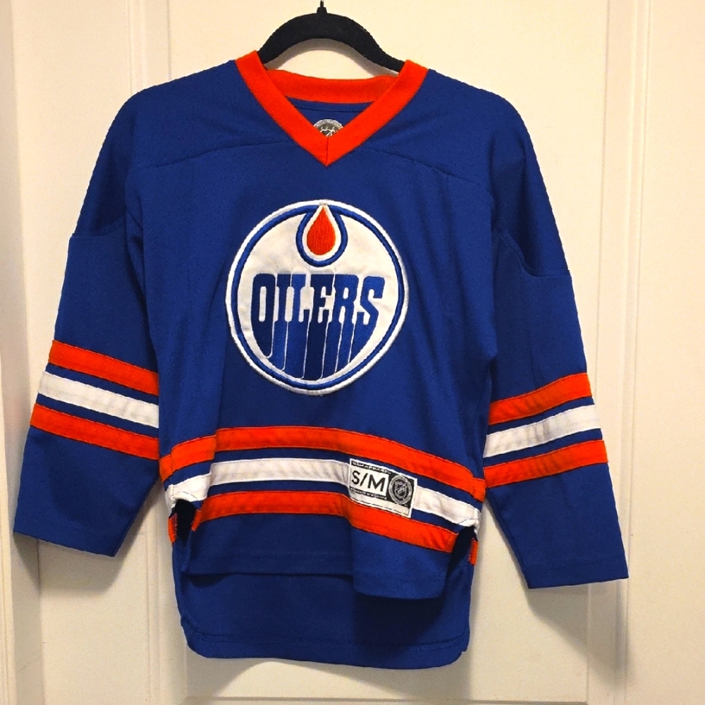 #3 Reebok Edmonton Oilers Hockey Jersey Youth S/M